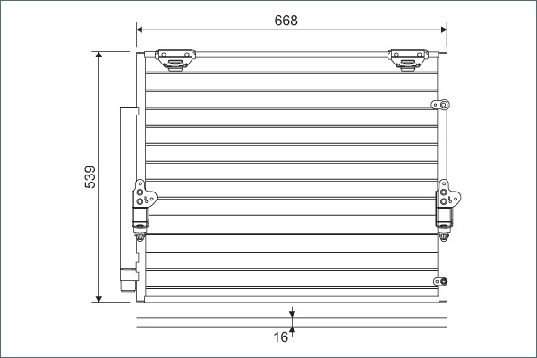 Condenser, air conditioning (822621)