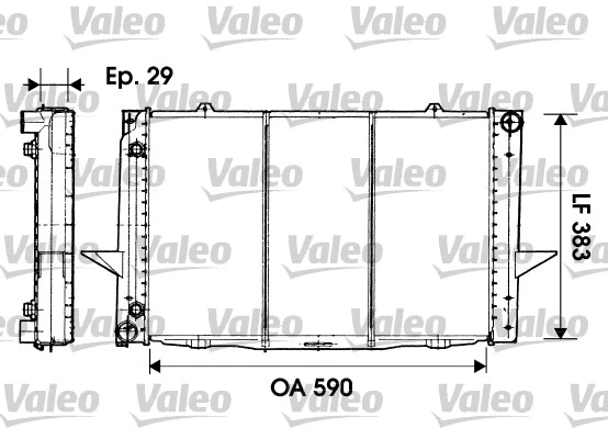 Radiator, engine cooling (732941)