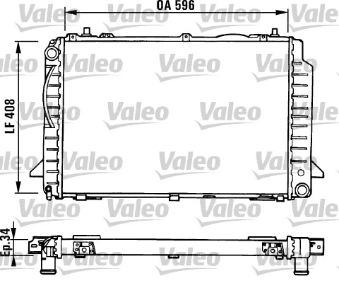 Radiator, engine cooling (731429)