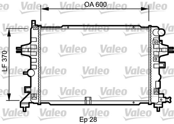 Radiator, engine cooling (734432)
