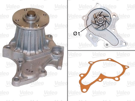 Water Pump, engine cooling (506939)