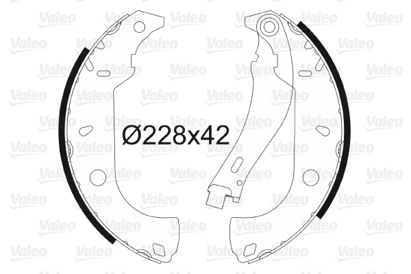 Brake Shoe Set (562585)