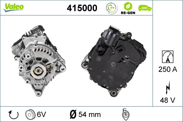 Alternator, starter (415000)