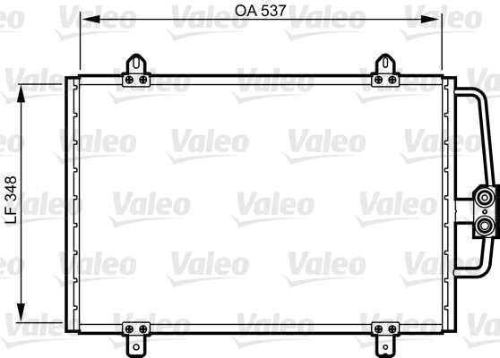 Condenser, air conditioning (816912)
