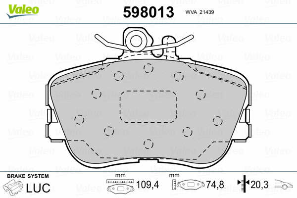 Brake Pad Set, disc brake