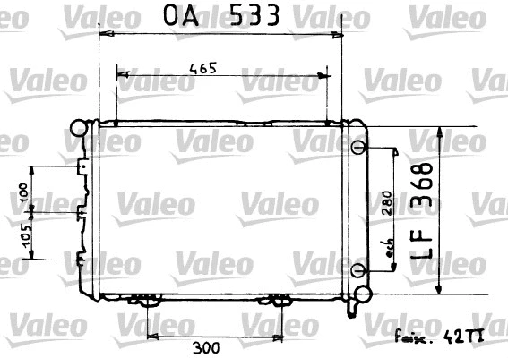 Radiator, engine cooling (819376)