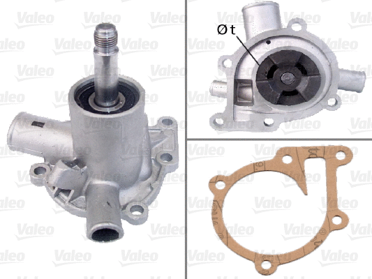 Water Pump, engine cooling (506108)