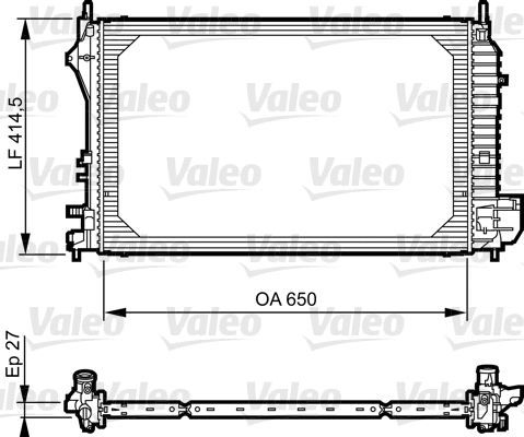 Radiator, engine cooling (735083)