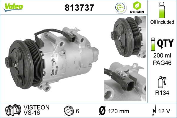 Compressor, air conditioning (813737)