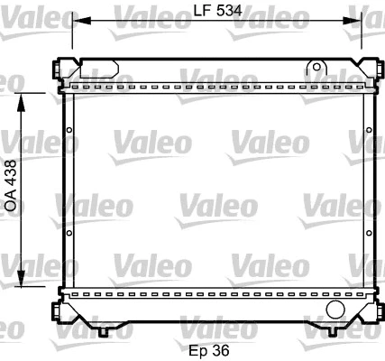 Radiator, engine cooling (735074)