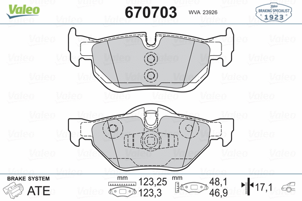 Brake Pad Set, disc brake