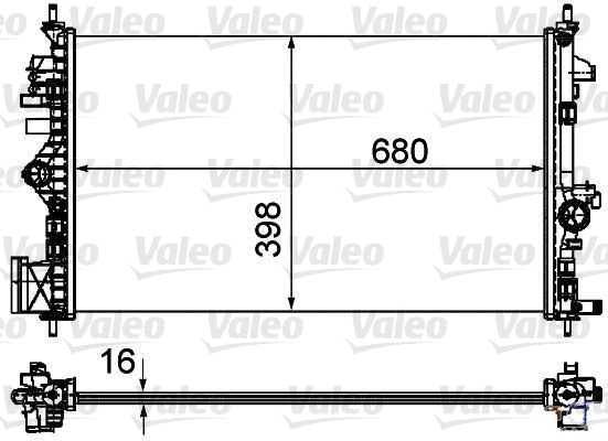 Radiator, engine cooling (735485)