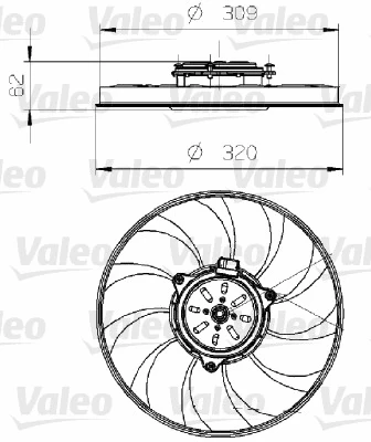 Fan, engine cooling (696024)