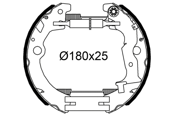 Brake Shoe Set (554932)
