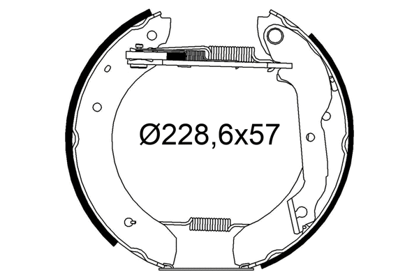 Brake Shoe Set (554913)