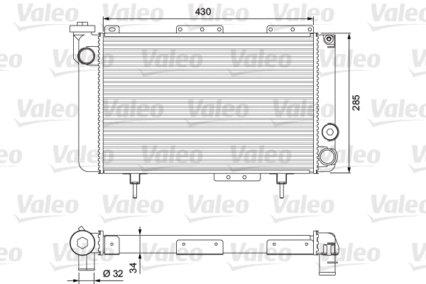 Radiator, engine cooling (383463)