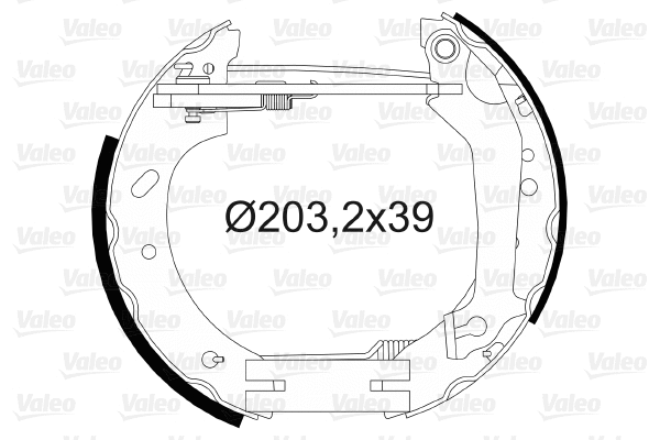 Brake Shoe Set (554737)