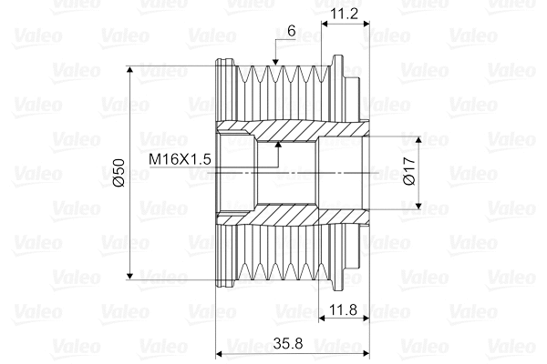 Alternator Freewheel Clutch
