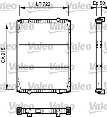 Radiator, engine cooling (732331)