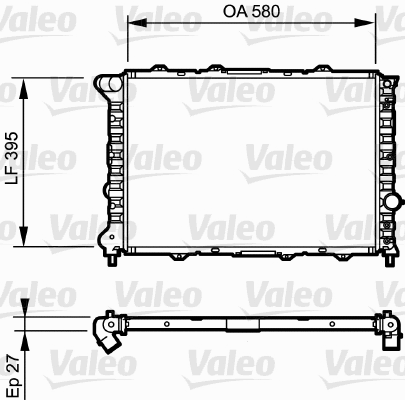 Radiator, engine cooling (732248)