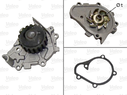 Water Pump, engine cooling (506015)