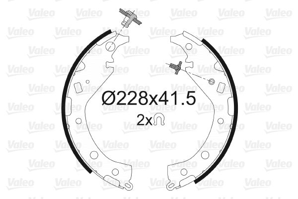 Brake Shoe Set (564005)
