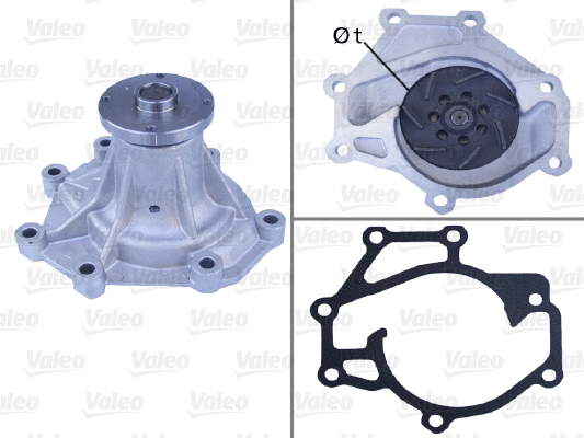 Water Pump, engine cooling (506826)
