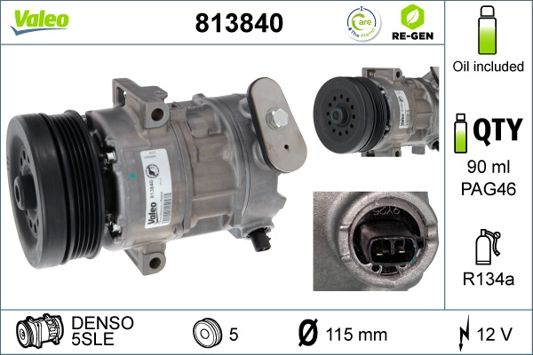Compressor, air conditioning (813840)