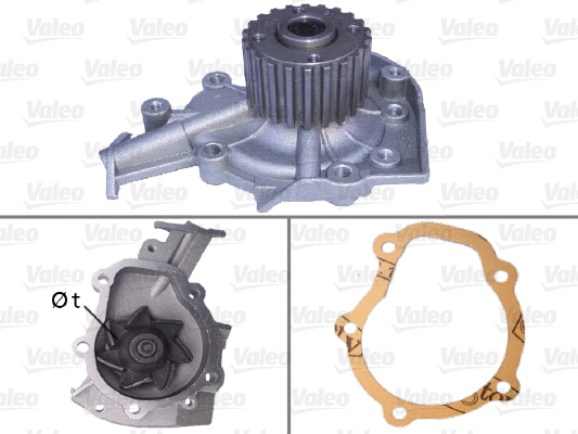 Water Pump, engine cooling (506954)