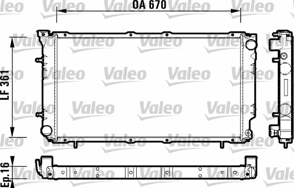 Radiator, engine cooling (734211)