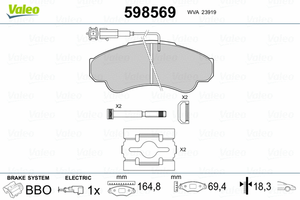 Brake Pad Set, disc brake