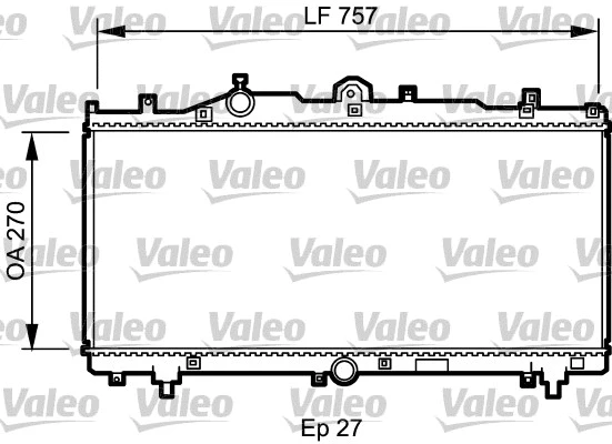 Radiator, engine cooling (731979)