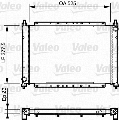 Radiator, engine cooling (730565)