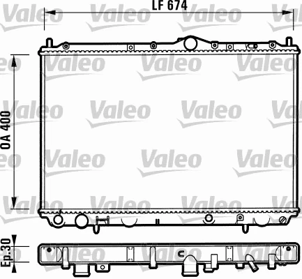 Radiator, engine cooling (732525)