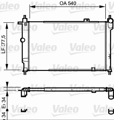 Radiator, engine cooling (730993)