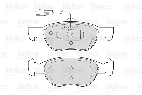 Brake Pad Set, disc brake (301040)