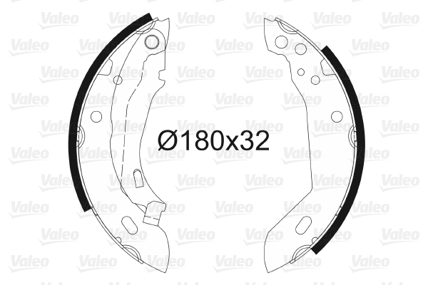 Brake Shoe Set (562037)