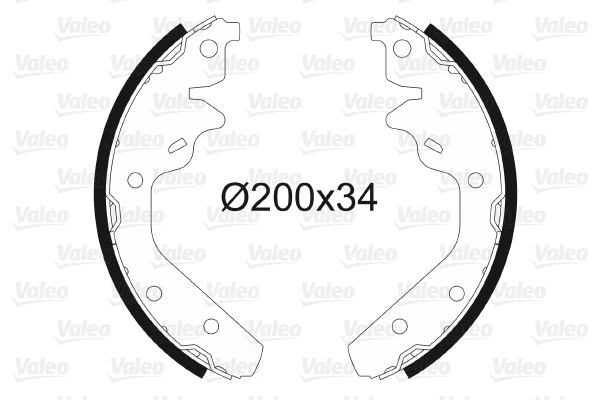 Brake Shoe Set (564031)