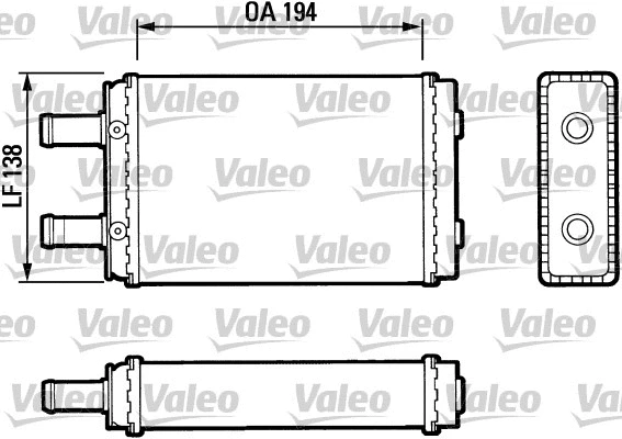 Heat Exchanger, interior heating (883694)