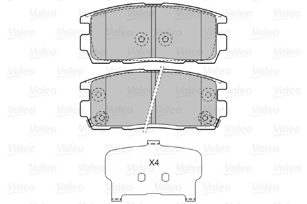 Brake Pad Set, disc brake (598941)