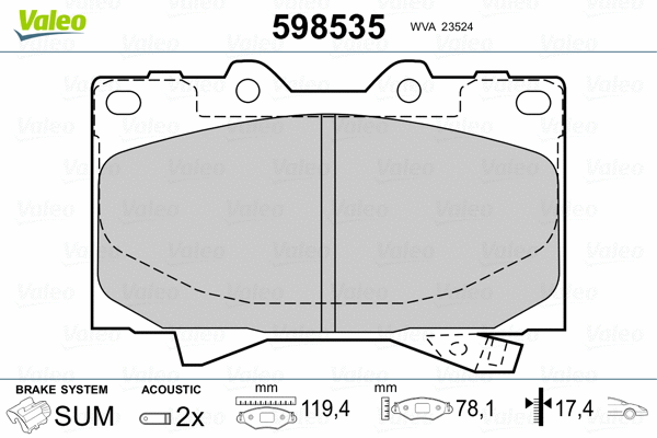 Brake Pad Set, disc brake