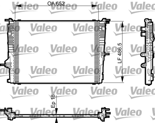 Radiator, engine cooling (735463)