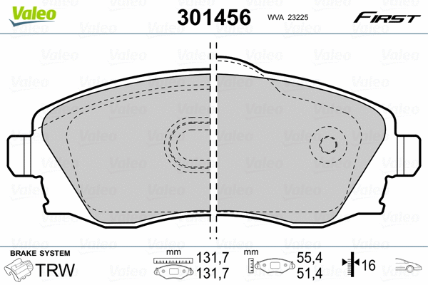 Brake Pad Set, disc brake