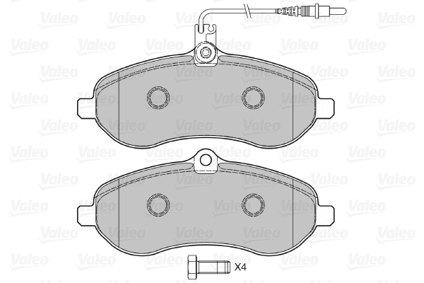 Brake Pad Set, disc brake (598899)