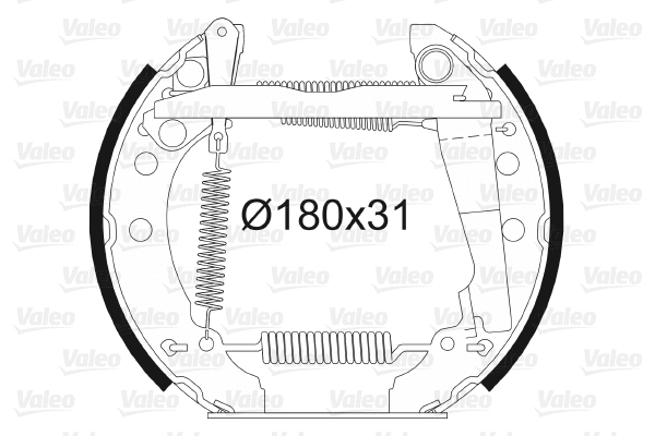 Brake Shoe Set (554627)