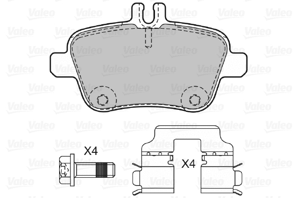 Brake Pad Set, disc brake (601304)