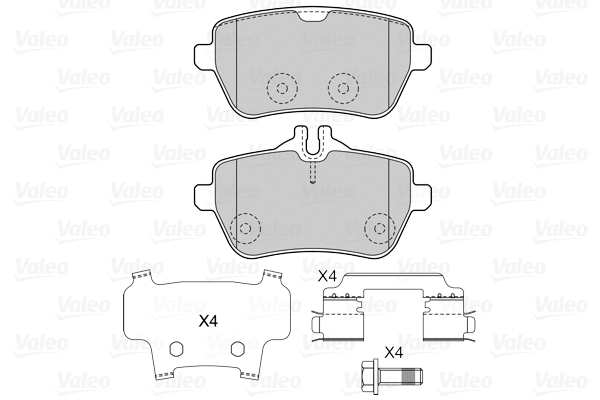 Brake Pad Set, disc brake (601535)