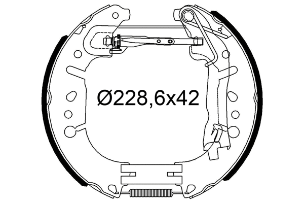 Brake Shoe Set (554953)