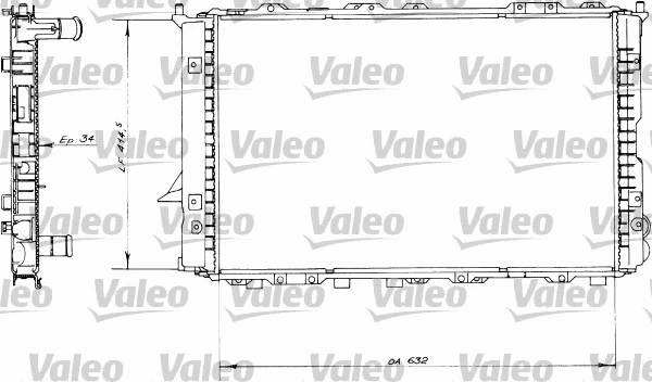 Radiator, engine cooling (730363)