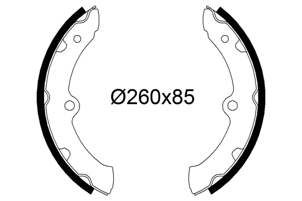 Brake Shoe Set (564303)